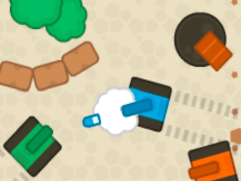 Gioco 1 2 3 4 Player Tank Game 2D in linea