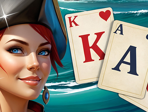 Gioco Solitari Klondike Treasure Island  in linea