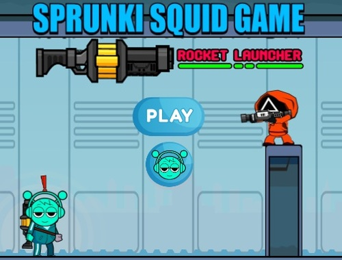 Gioco Sprunki Squid Game Rocket Launcher in linea