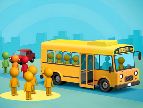 Gioco Stazione di autobus pazzi  in linea