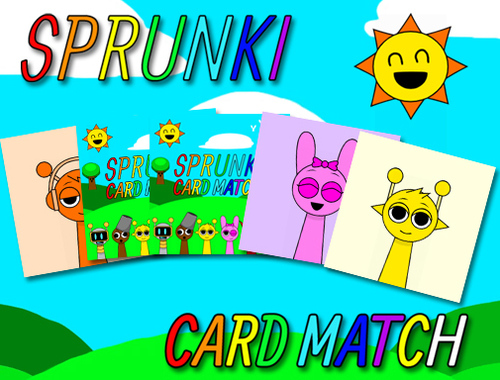 Gioco Match di scheda di memoria Sprunki  in linea