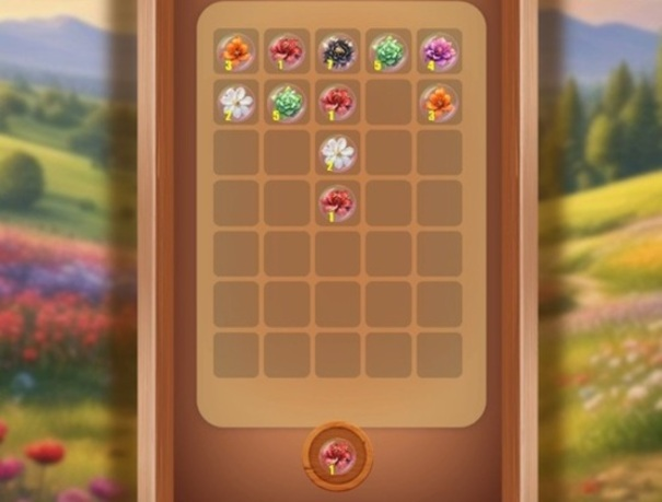 Gioco I dadi puzzle fiori!  in linea