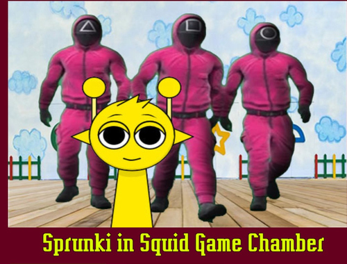 Gioco Sprunki nella camera del gioco di calamari  in linea
