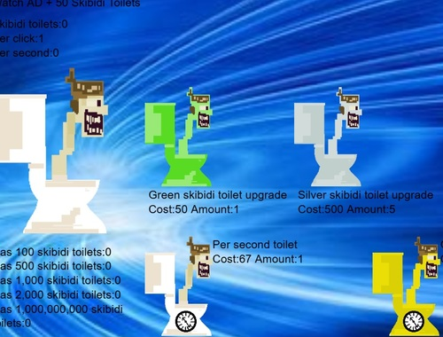 Gioco Un altro clicker del gabinetto Skibidi  in linea