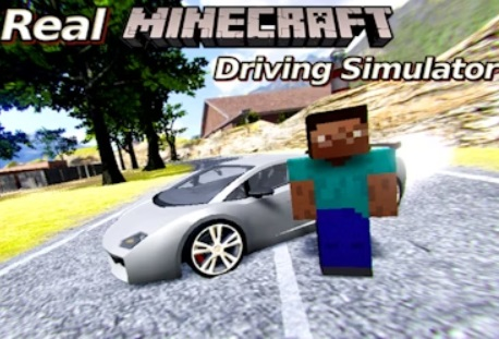 Gioco Vero simulatore di guida Minecraft  in linea