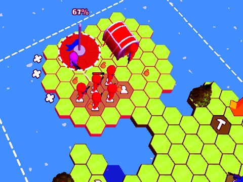 Gioco Tile Hex World: rosso vs blu  in linea