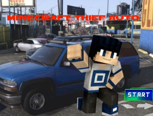 Gioco Minecraft Thief Auto  in linea