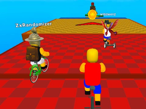 Gioco Obby su una bici  in linea