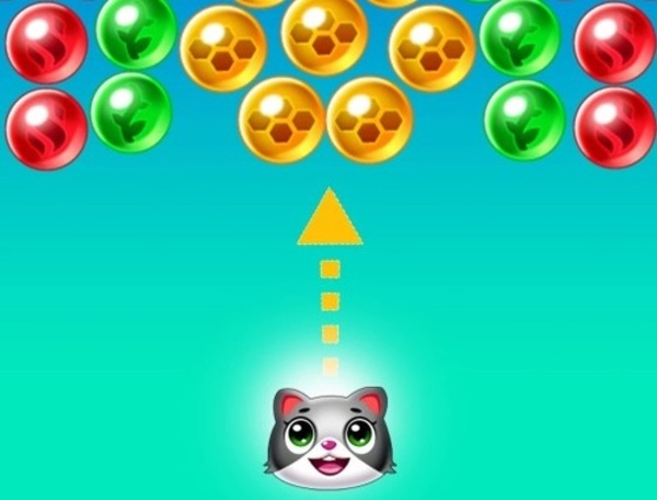Gioco Salva il tiratore di bolle di gatti  in linea