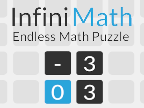 Gioco Infini math infinito puzzle matematica  in linea