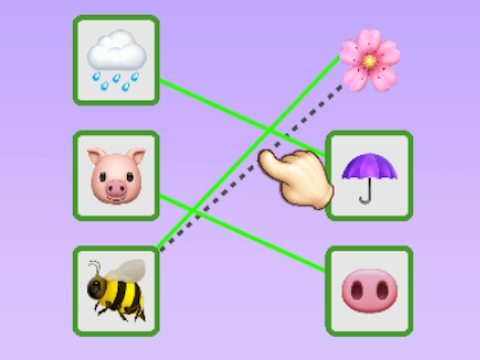 Gioco Puzzle Emoji Connect  in linea