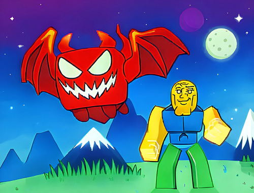 Gioco Obby il leggendario drago  in linea
