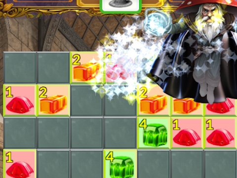 Gioco Blocco Candy 7x7  in linea