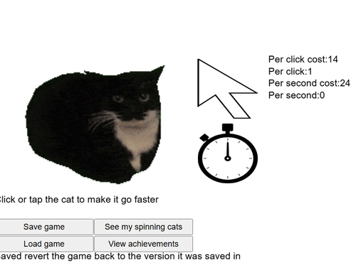 Gioco Clicker per gatti rotanti  in linea