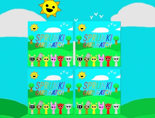 Gioco Match di scheda di memoria Sprunki  in linea