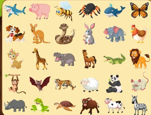Gioco Scopri gli animali  in linea