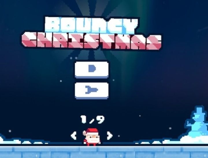 Gioco Natale rimbalzante  in linea