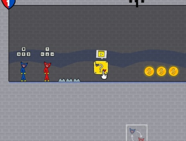 Gioco Duo di party stickman huggy  in linea