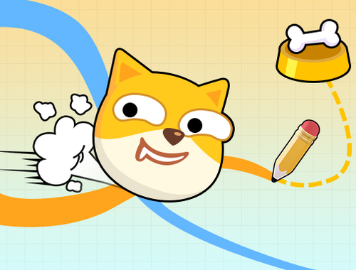 Gioco DOGE RUSH Draw Home Puzzle  in linea