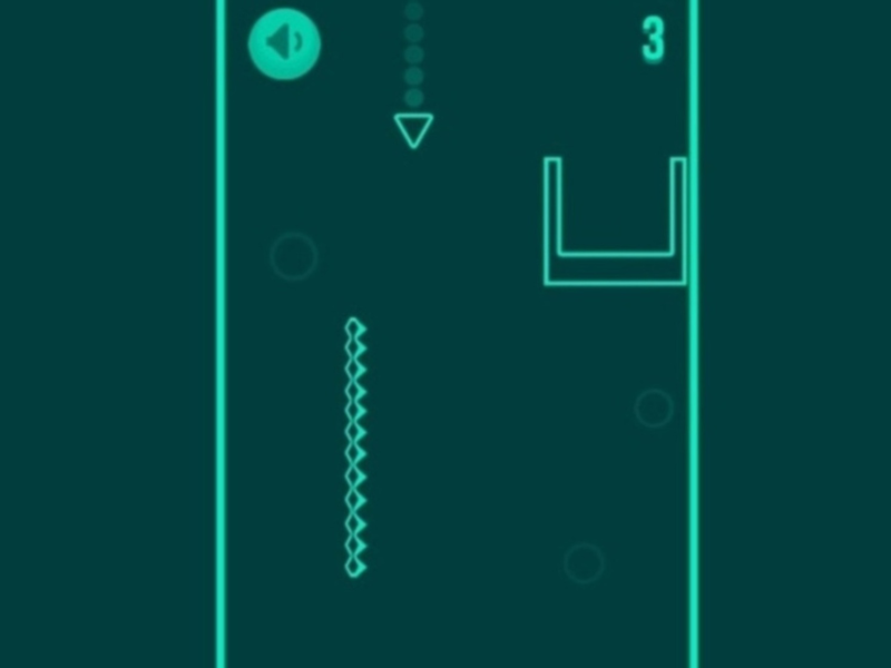 Gioco Freccia che cade  in linea