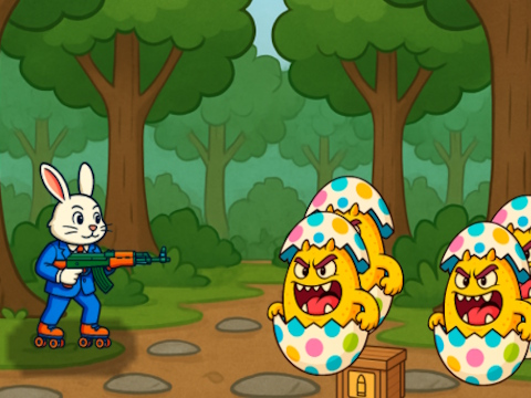 Gioco Mostri di uova di Pasqua  in linea