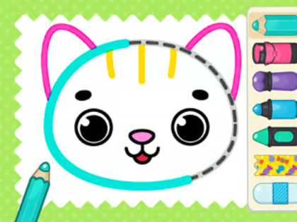 Gioco Libro da colorare: il mio gatto  in linea