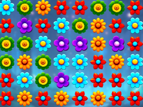 Gioco Mystic Flower Match  in linea