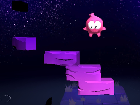 Gioco Om nom jump  in linea