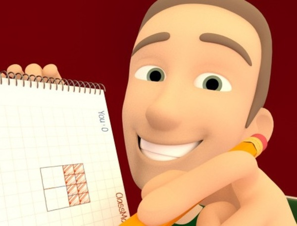 Gioco Disegnare quadrati  in linea
