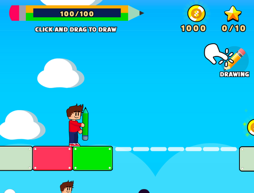 Gioco Disegna Roblox per fuggire  in linea