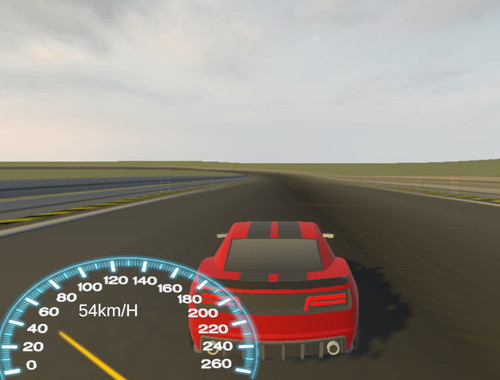 Gioco Pista della macchina rossa f8  in linea