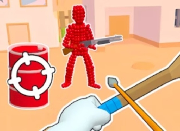 Gioco Stickman Archer che spara frecce a Reds  in linea
