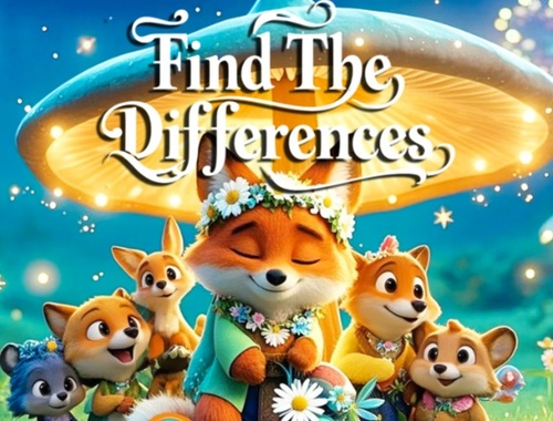 Gioco Trova le differenze: Friendly Fox  in linea
