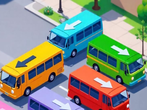 Gioco Parcheggio in marmellata di auto in autobus pazzo  in linea