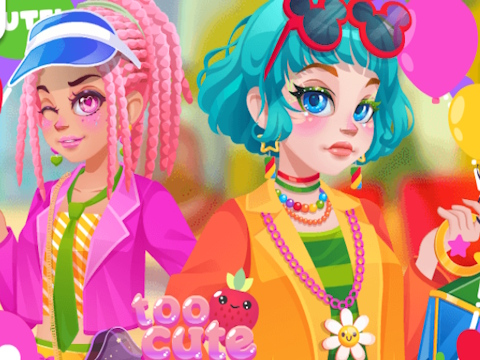 Gioco Look da ragazza eccentrico  in linea