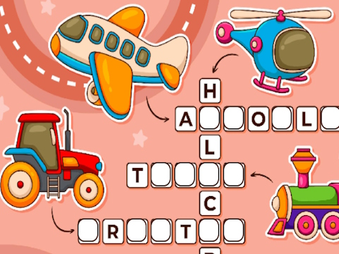 Gioco Cruciverba per bambini  in linea