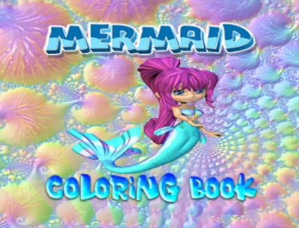 Gioco Libro da colorare di sirena  in linea
