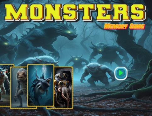 Gioco Monsters Memory Game  in linea