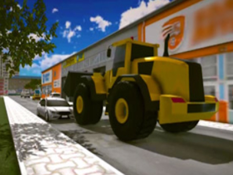 Gioco 300: percorso del conducente del trattore  in linea