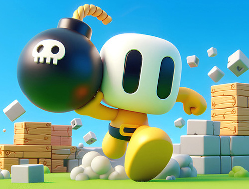 Gioco Bombaman 3d  in linea