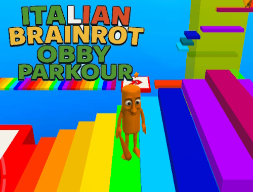 Gioco Brainrot Obby Parkour italiano  in linea