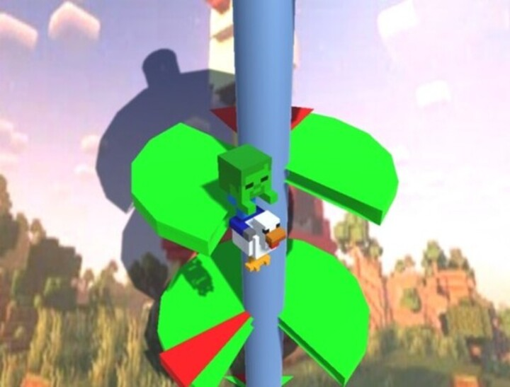 Gioco Salto elica del fantino di pollo  in linea