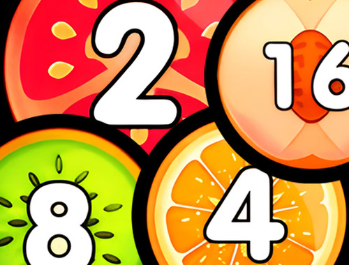 Gioco Unisci le sfere sparatutto 2048 Connetti i frutti  in linea