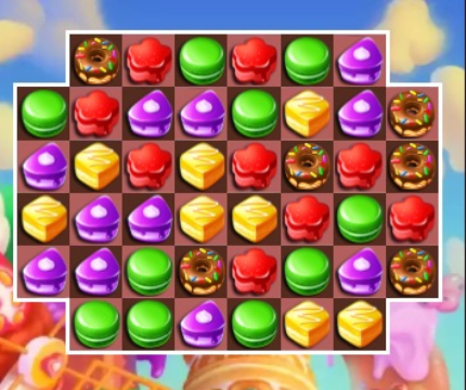 Gioco Cake Match3  in linea