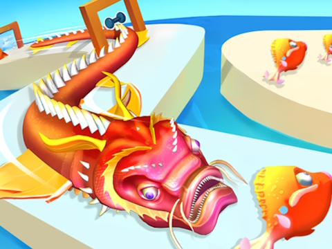Gioco Evoluzione dei pesci 3D  in linea
