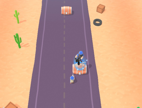 Gioco Soldati del corridore  in linea