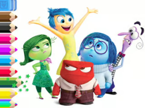 Gioco Libro da colorare: Inside Out  in linea