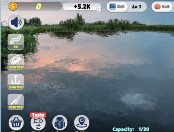 Gioco Barone della pesca vera pesca  in linea