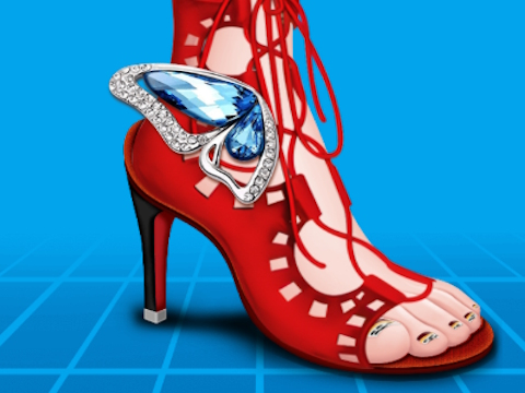 Gioco Design ad alto tacco  in linea