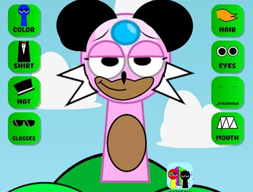 Gioco Sprunki Character Maker OC  in linea
